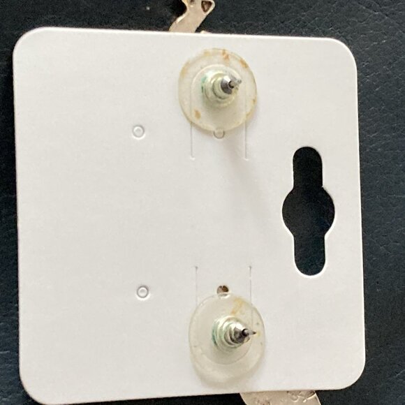 Vintage Silver & Gold Two Tone Giraffe Herd Safari Pin Brooch & Earrings Bosi - Picture 6 of 10